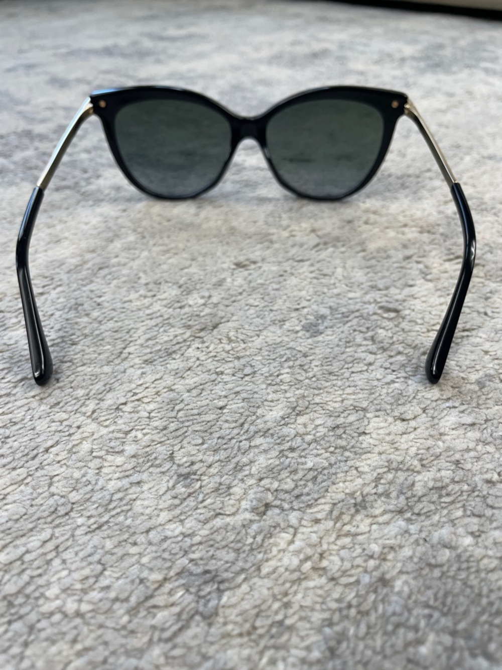 New Jimmy Choo Grey Gradient Cat Eye Ladies Sunglasses Axelle Black - Picture 7 of 16